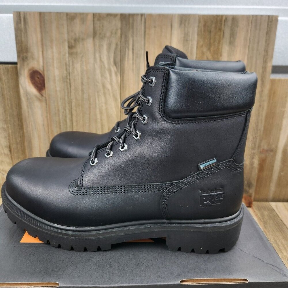 Mens Timberland PRO Direct Attach Waterproof 6" Soft Toe Work Boots - Picture 4 of 10